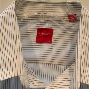 Report Collection White Button Down Dress Shirt Size 2XL
